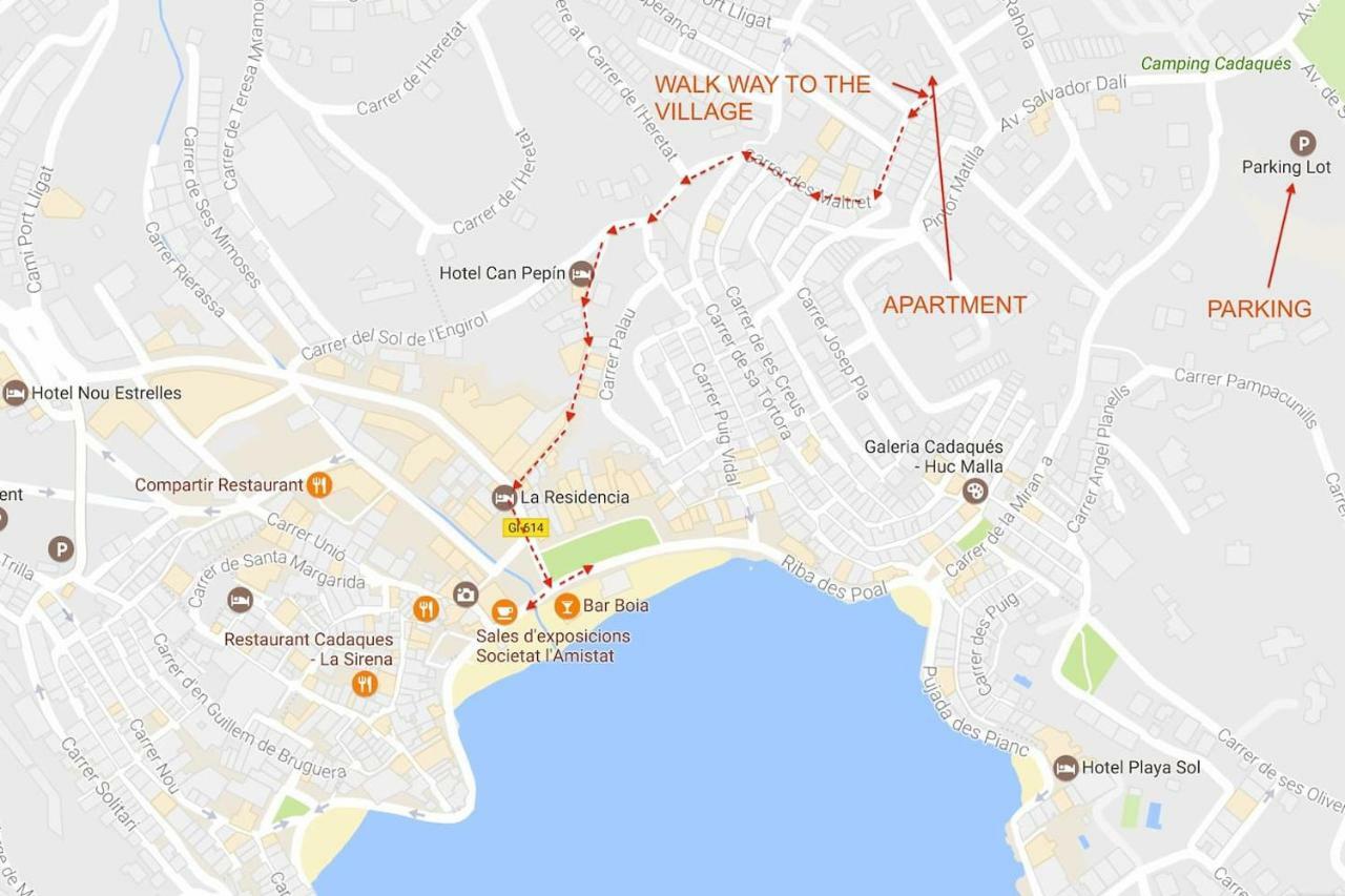 Apartamento Luminoso En El Centro De Cadaques Bagian luar foto